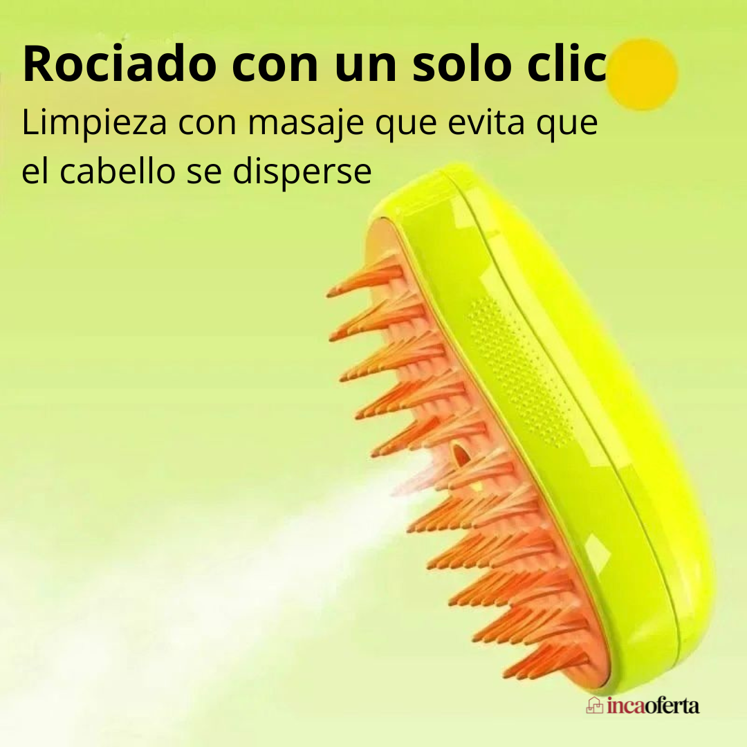 Cepillo a Vapor 3 En 1 Para tu Mascota